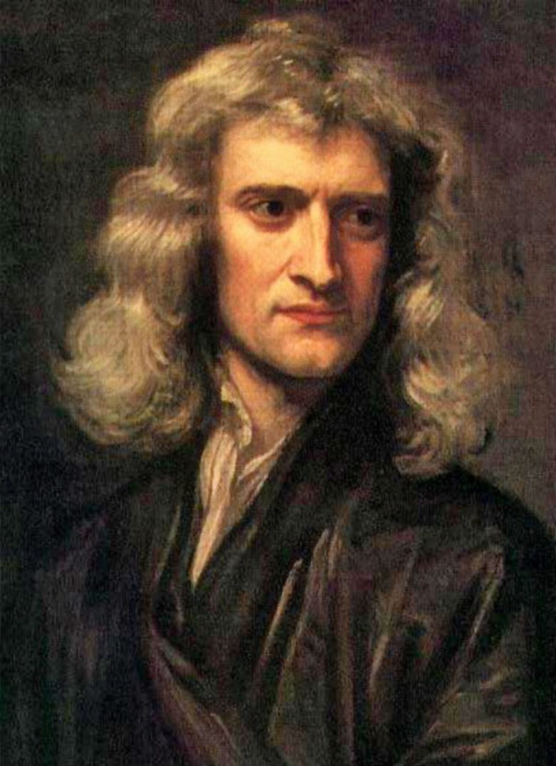 A painting of Sir Issac Newton